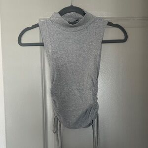 Forever 21 Heather Gray Ribbed Tank Top